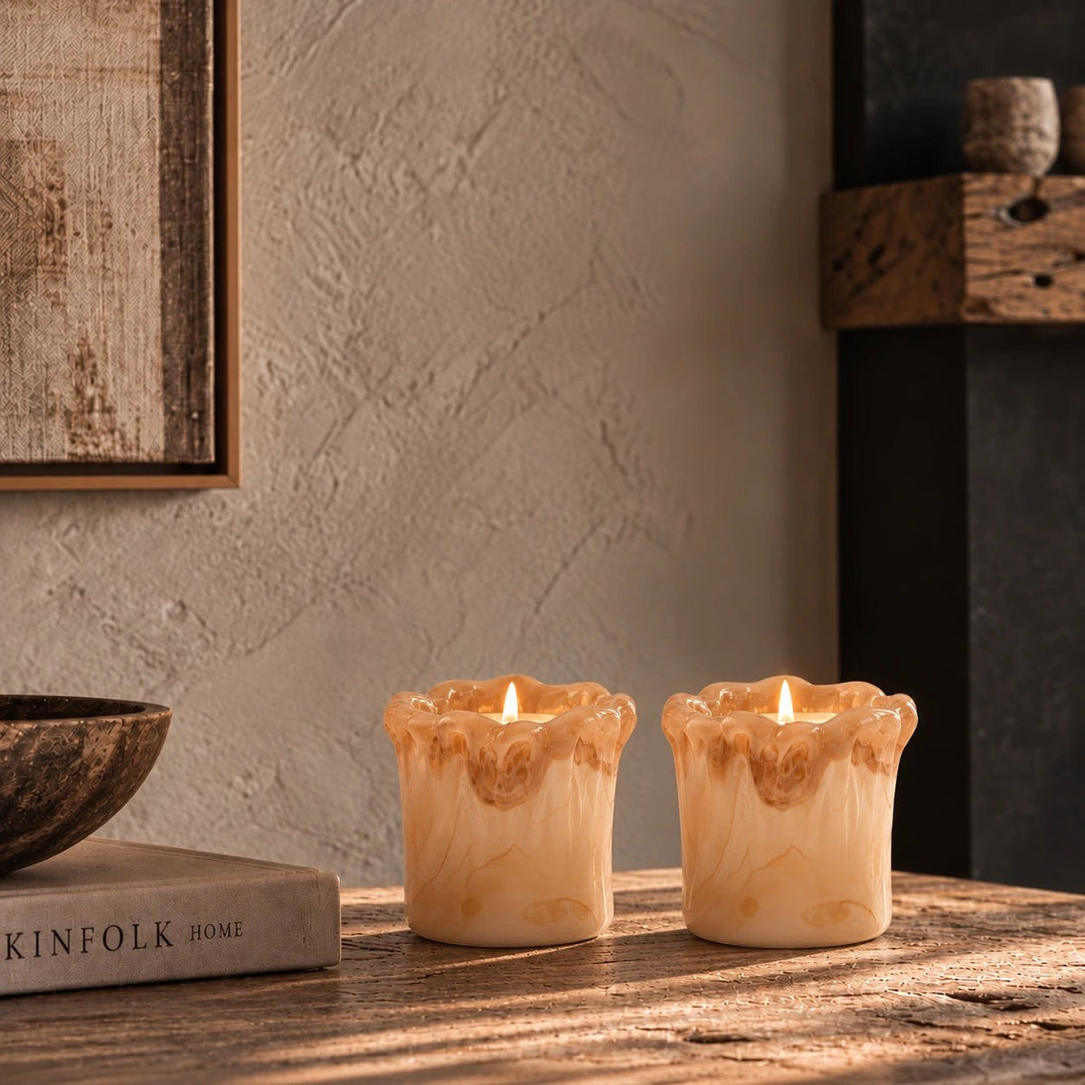 Junia Glass Candle Holder