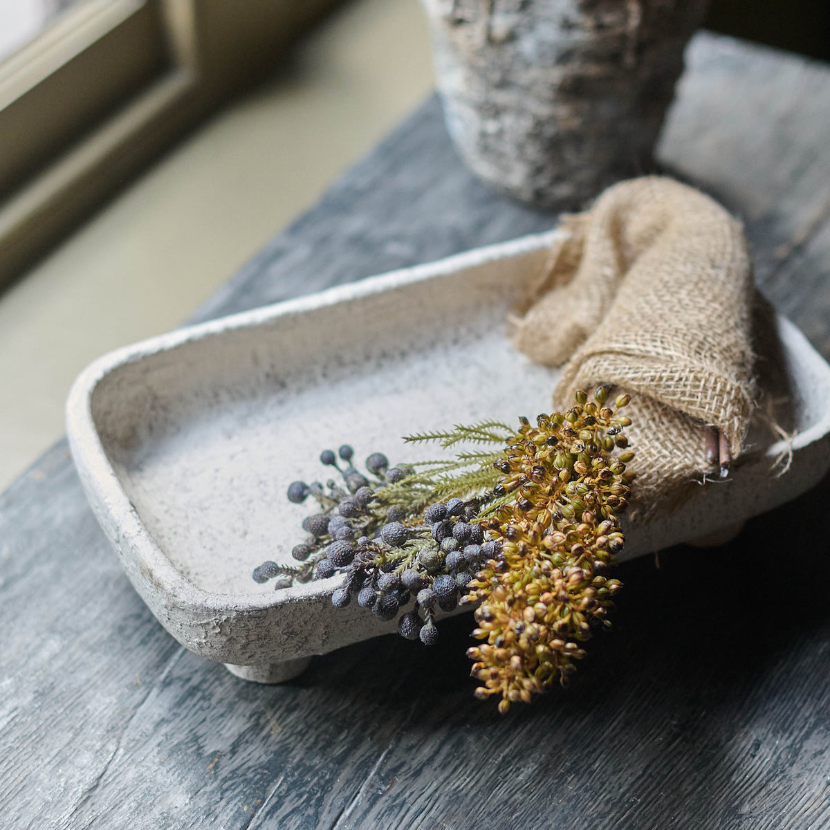 Large Morella Tray, Cream