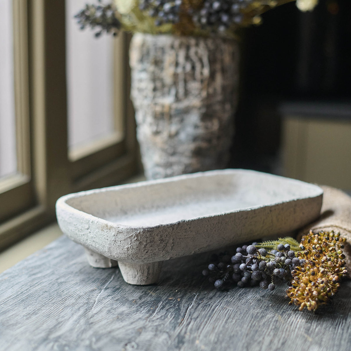 Large Morella Tray, Cream