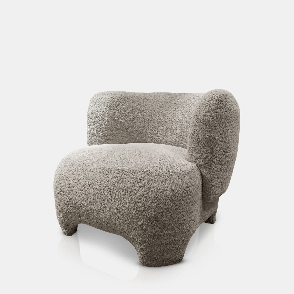 Nola Boucle Armchair, Beige
