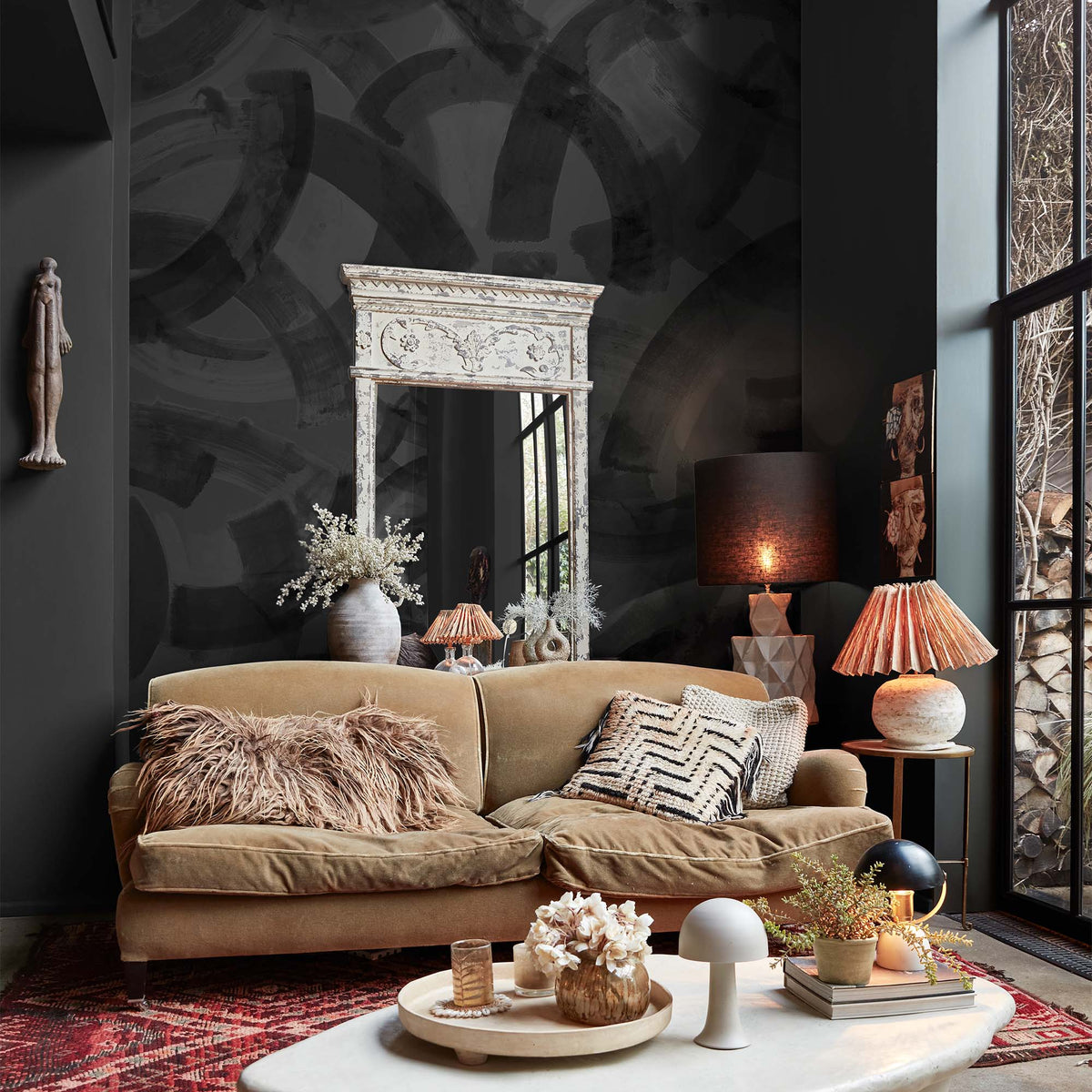 Nomad Mural, Charcoal - Sample Pack