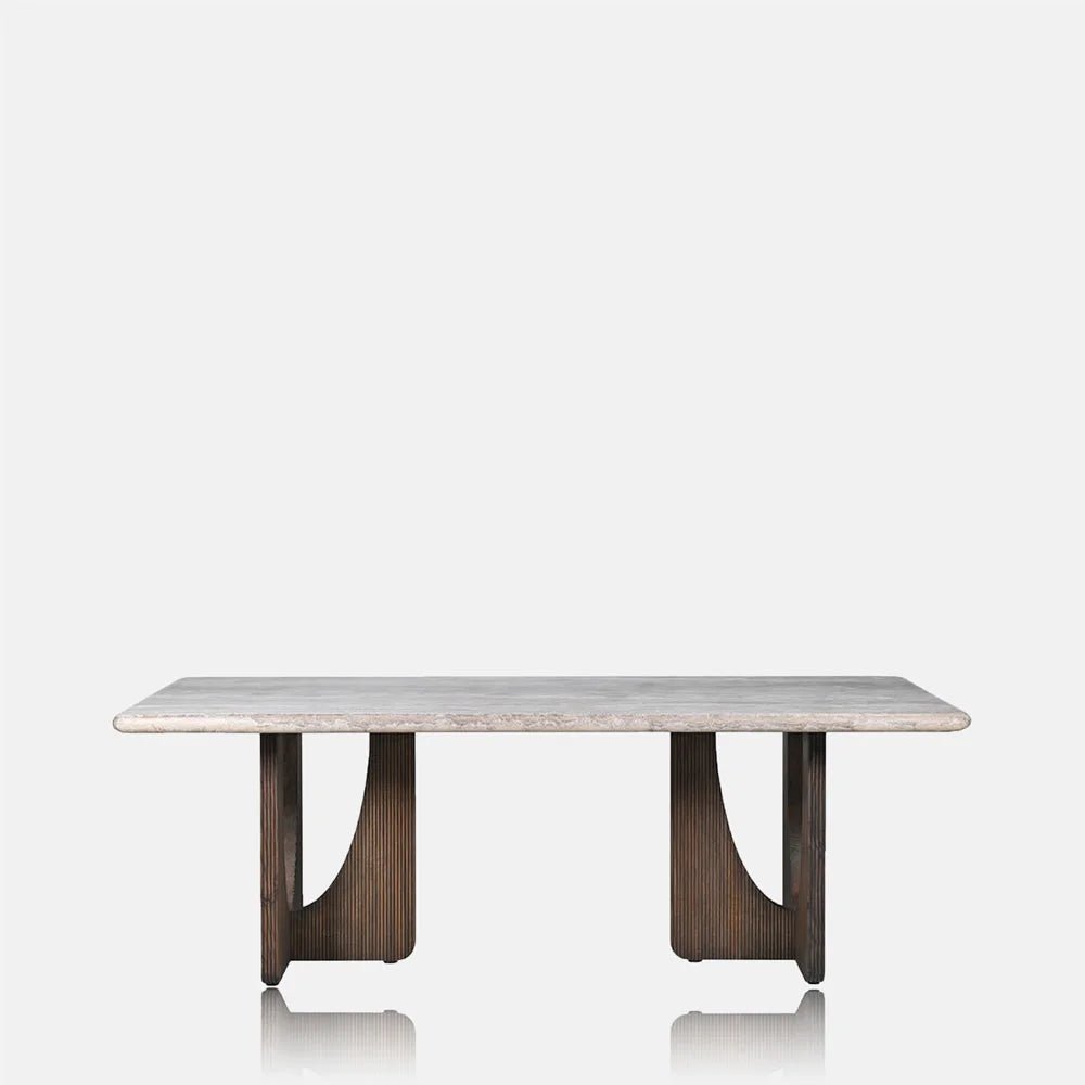 Oriana Travertine Dining Table