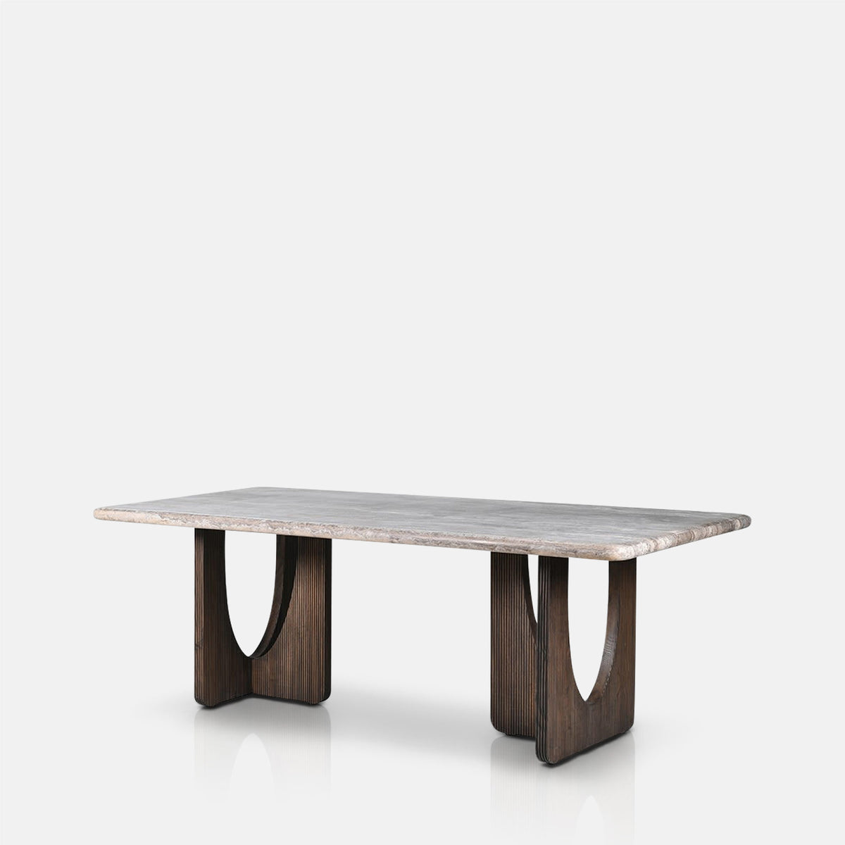 Oriana Travertine Dining Table