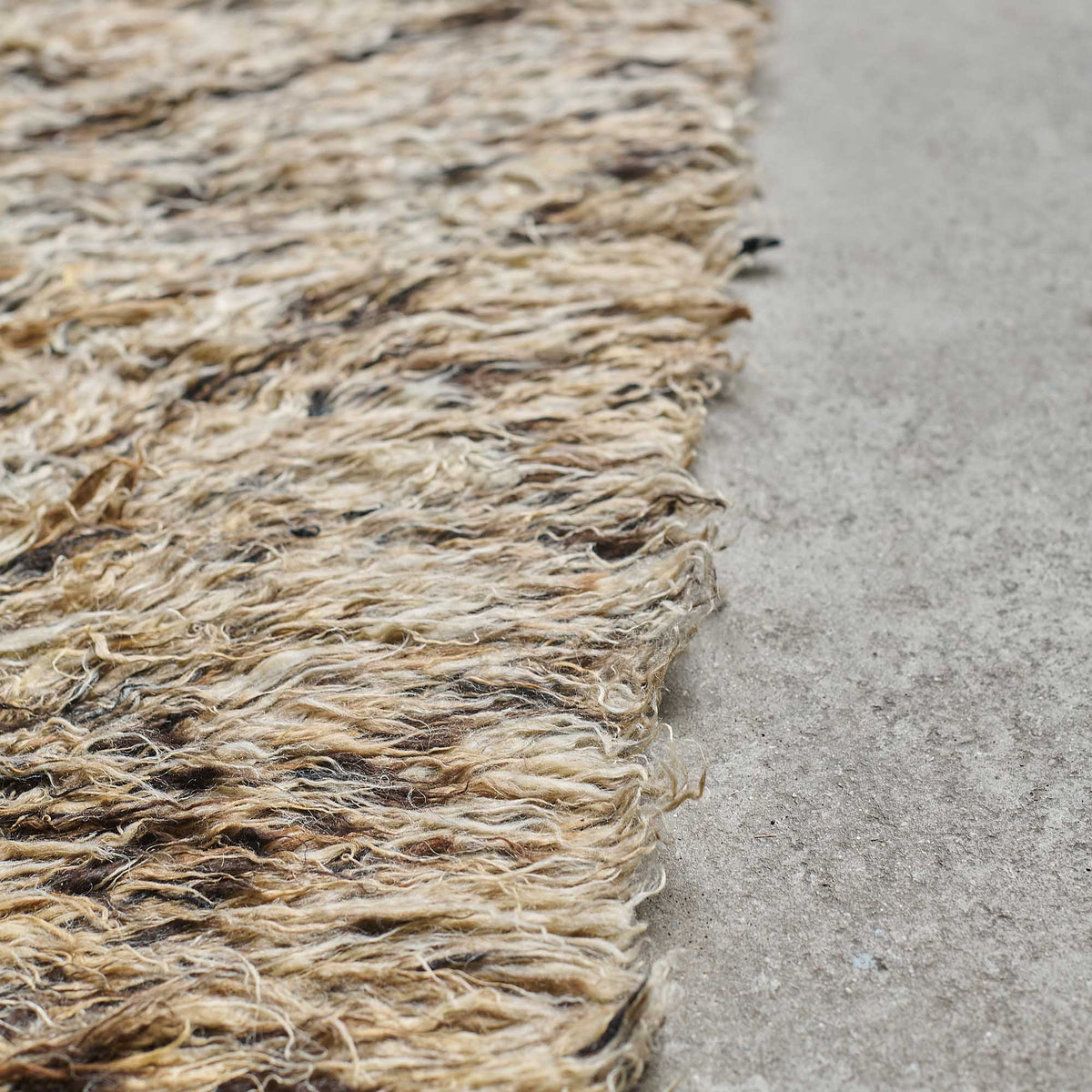 Pachar rug wool brown cream diamond pattern modern home decor Abigail Ahern