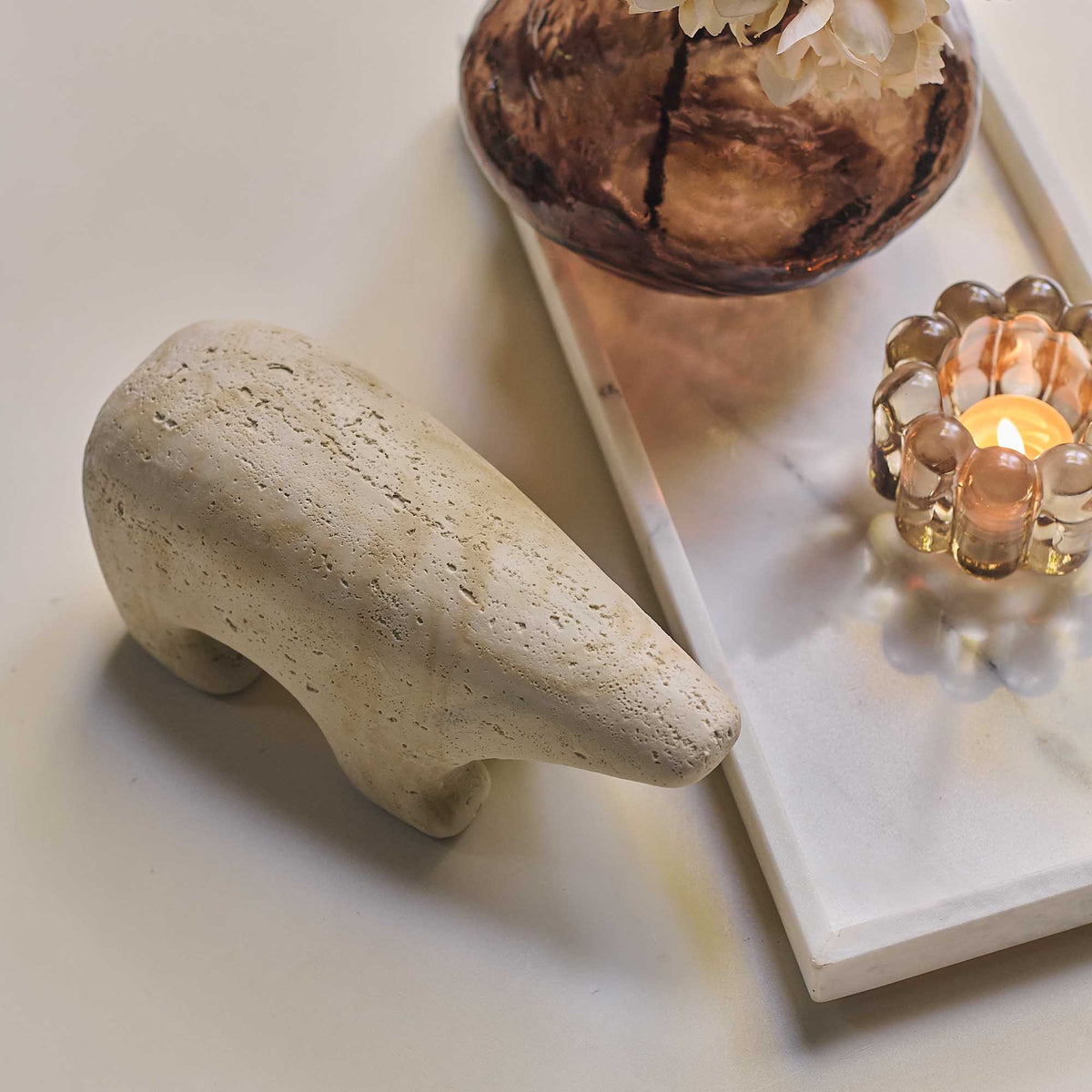 Polar Bear Abstract Sculpture