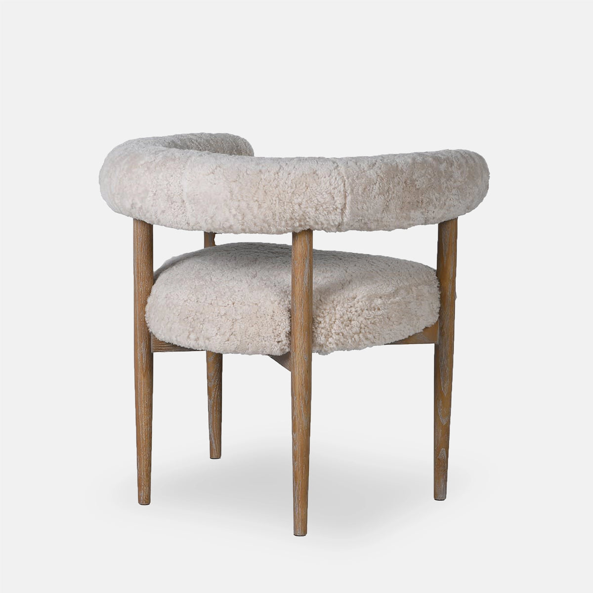Romilly Faux Sheepskin Dining Chair