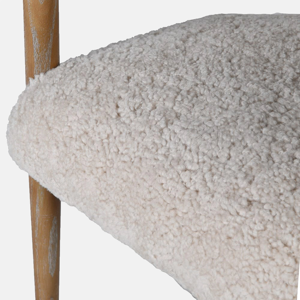 Romilly Faux Sheepskin Dining Chair