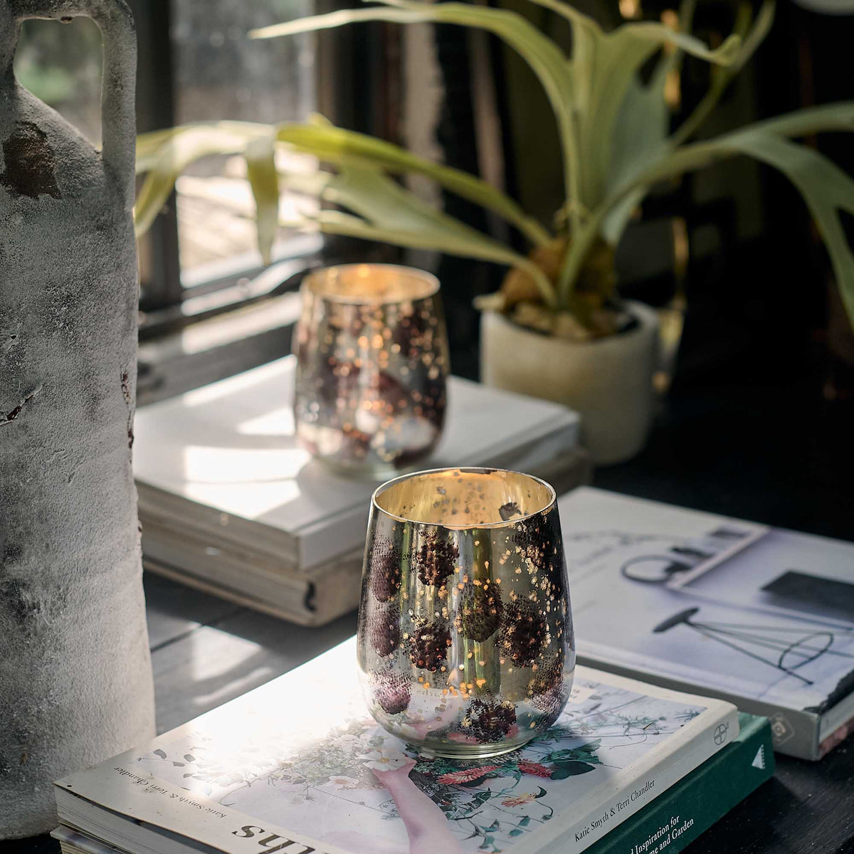 Shiro Glass Candle Holder