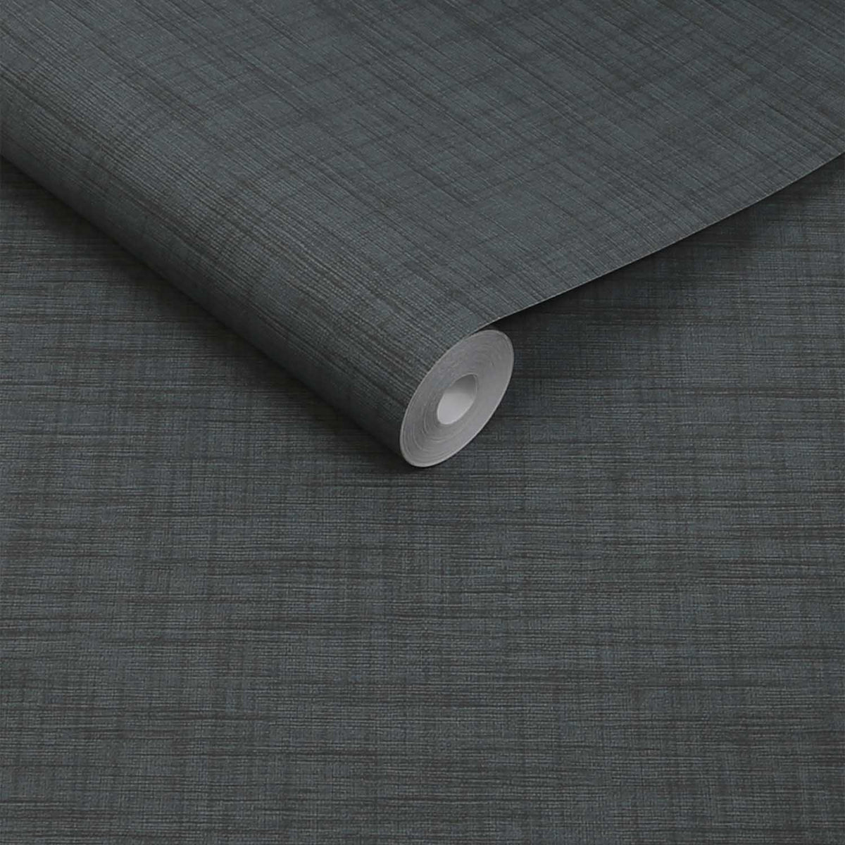 Weathered Linen Wallpaper, Midnight