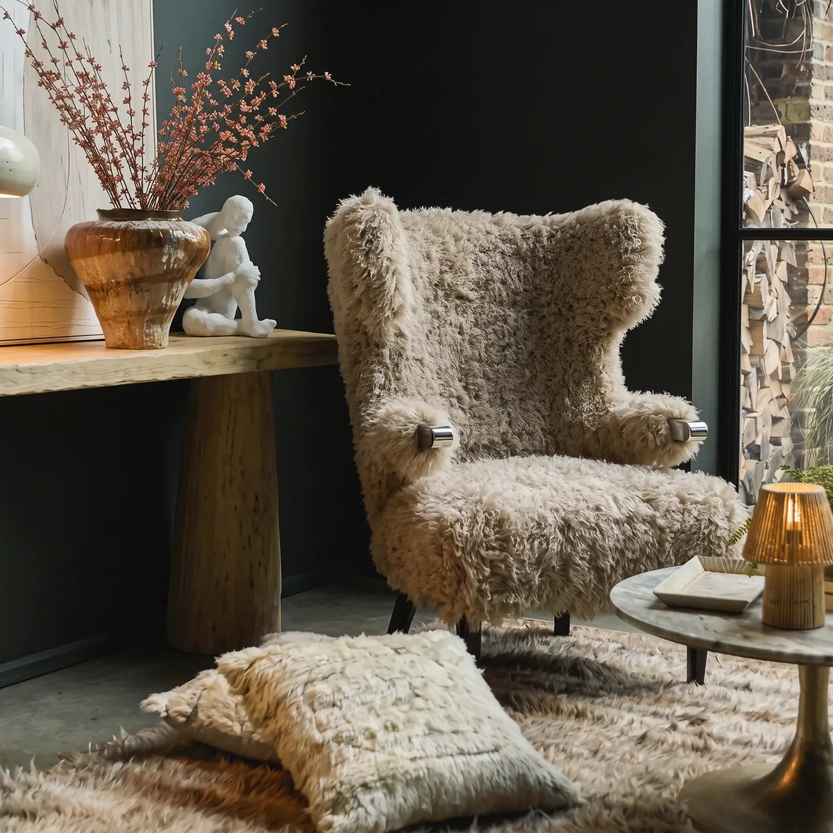 Chalford Faux Fur Armchair
