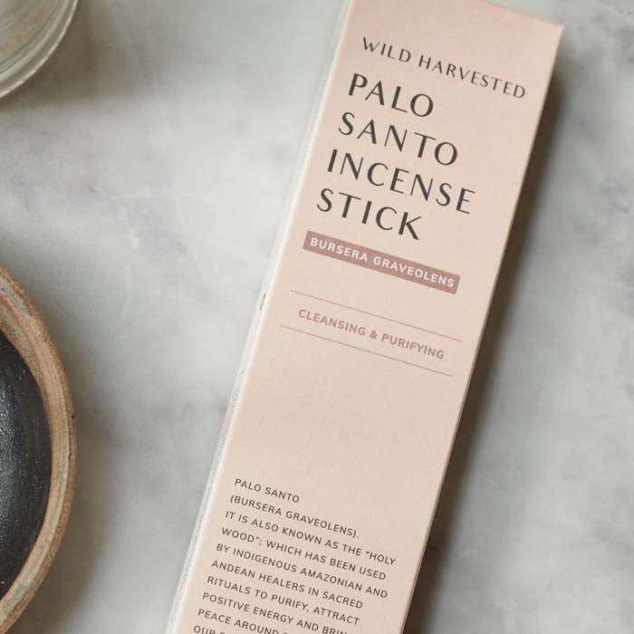 Palo santo pink incense packaging box