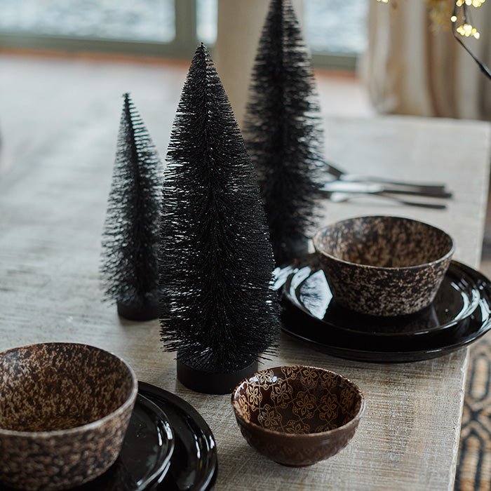 A festive decoration resembling a Christmas tree.