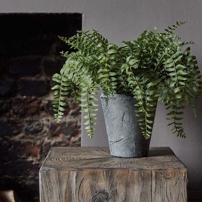 Artificial Boston Fern in Pot