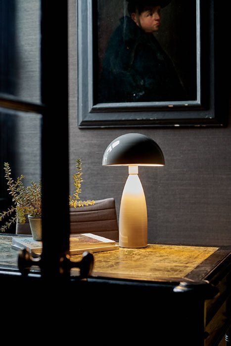 Leoma Metal Table Lamp | Dome Table Lamp | Abigail Ahern