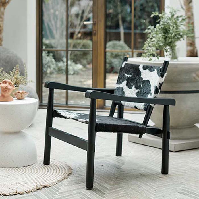 Tilbury Cow Print Armchair