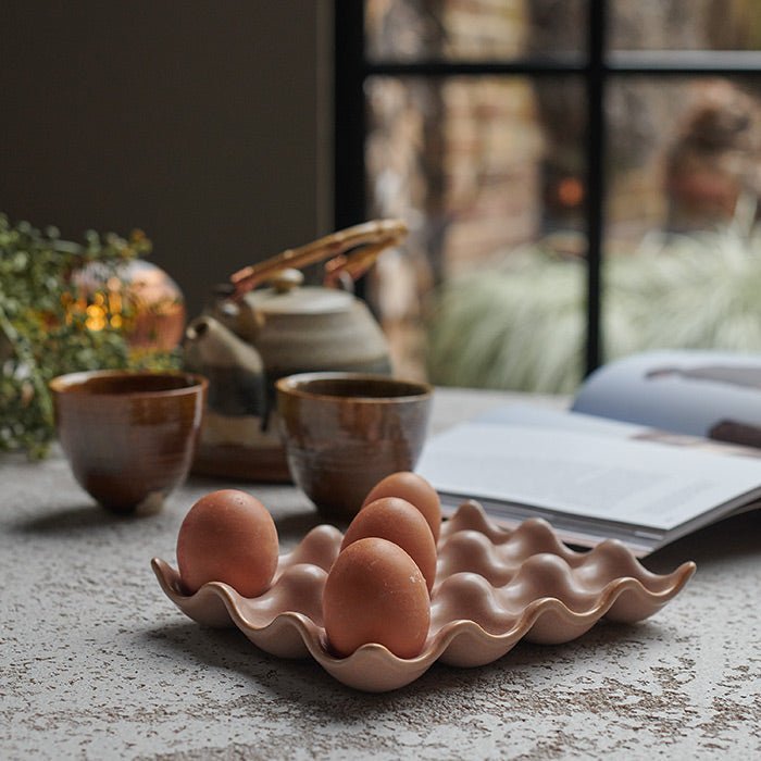 Moorside Egg Tray | Ceramic Egg Tray | Abigail Ahern