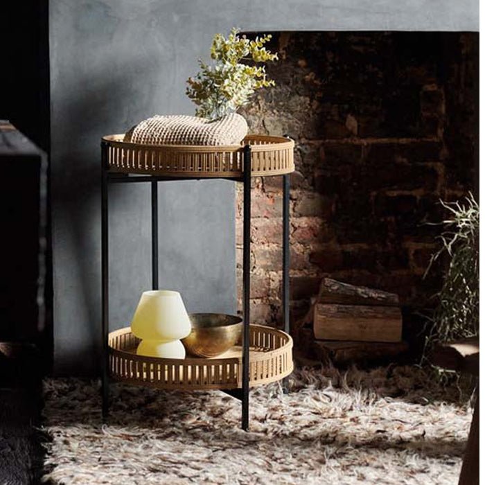 Casoni Bamboo Side Table