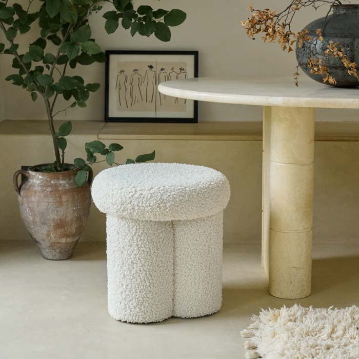 Lena Boucle Stool