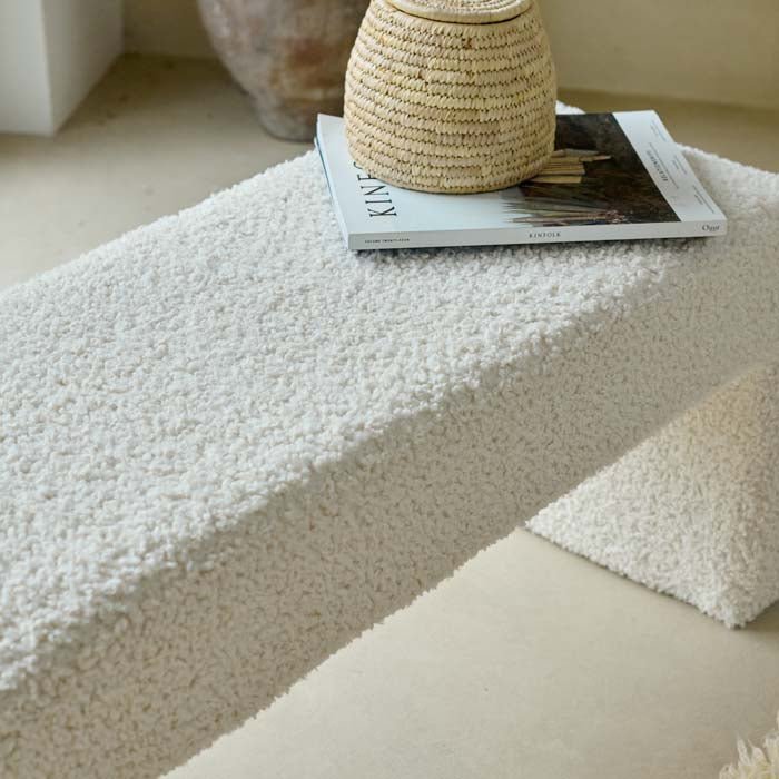 Maura Boucle Bench