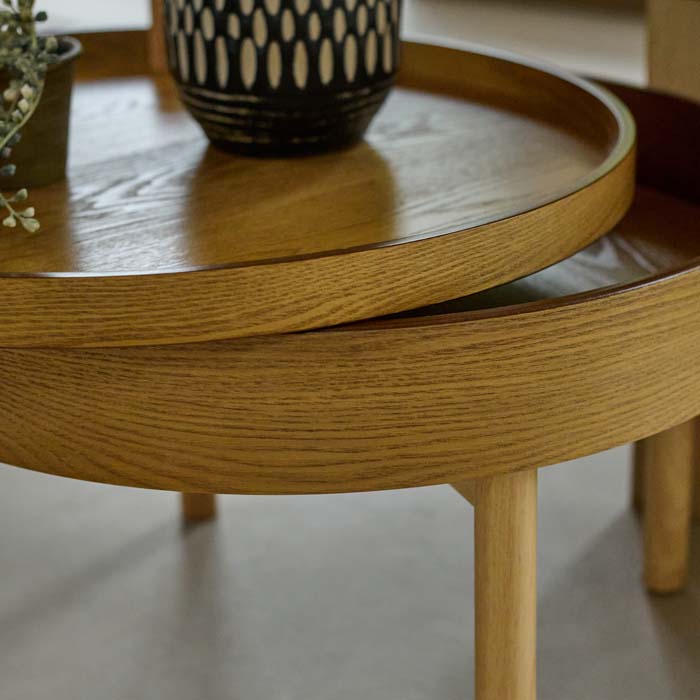 Nandane Revolving Side Table