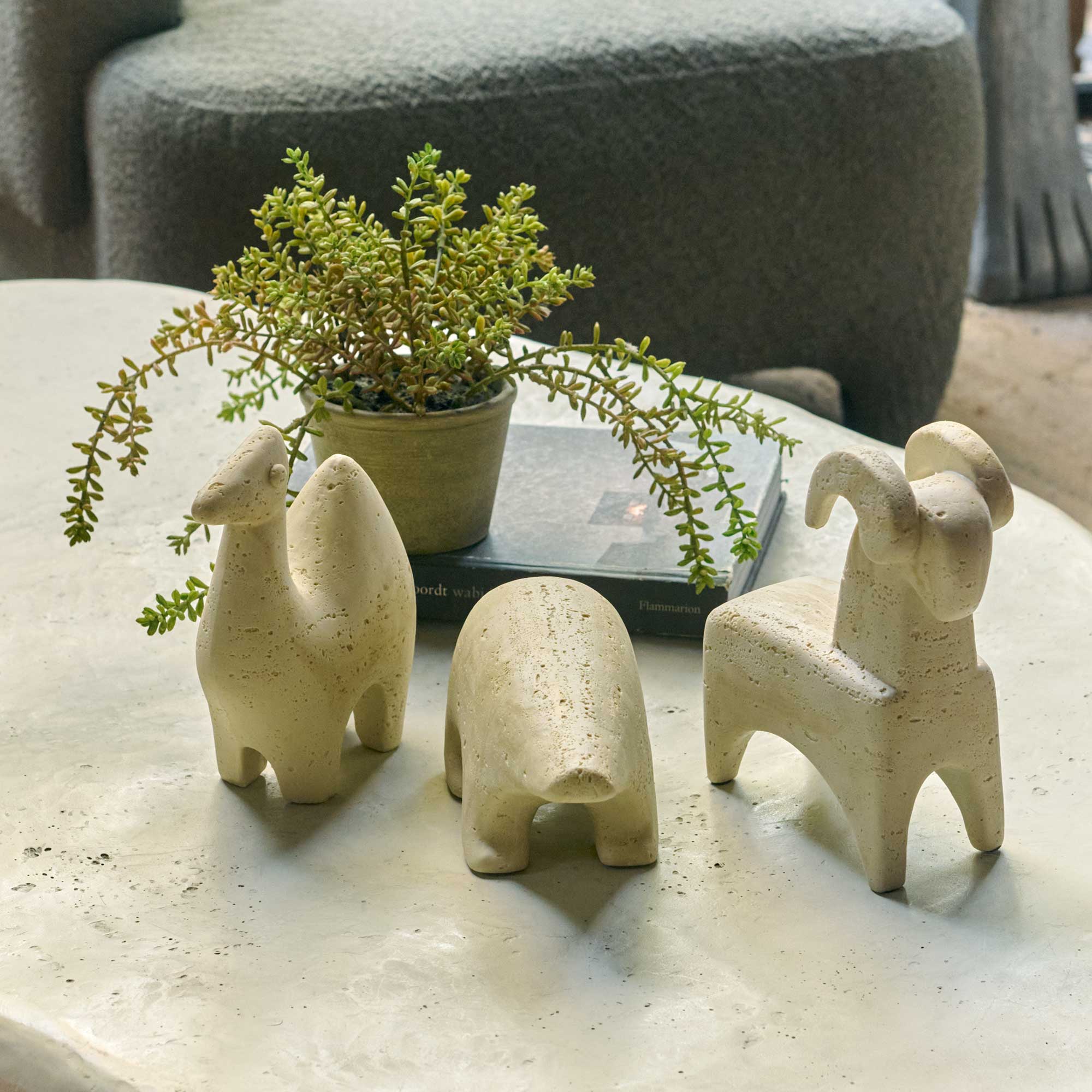 Animal Sculptures - Set of 3 | Abstract Sculptures | Abigail Ahern