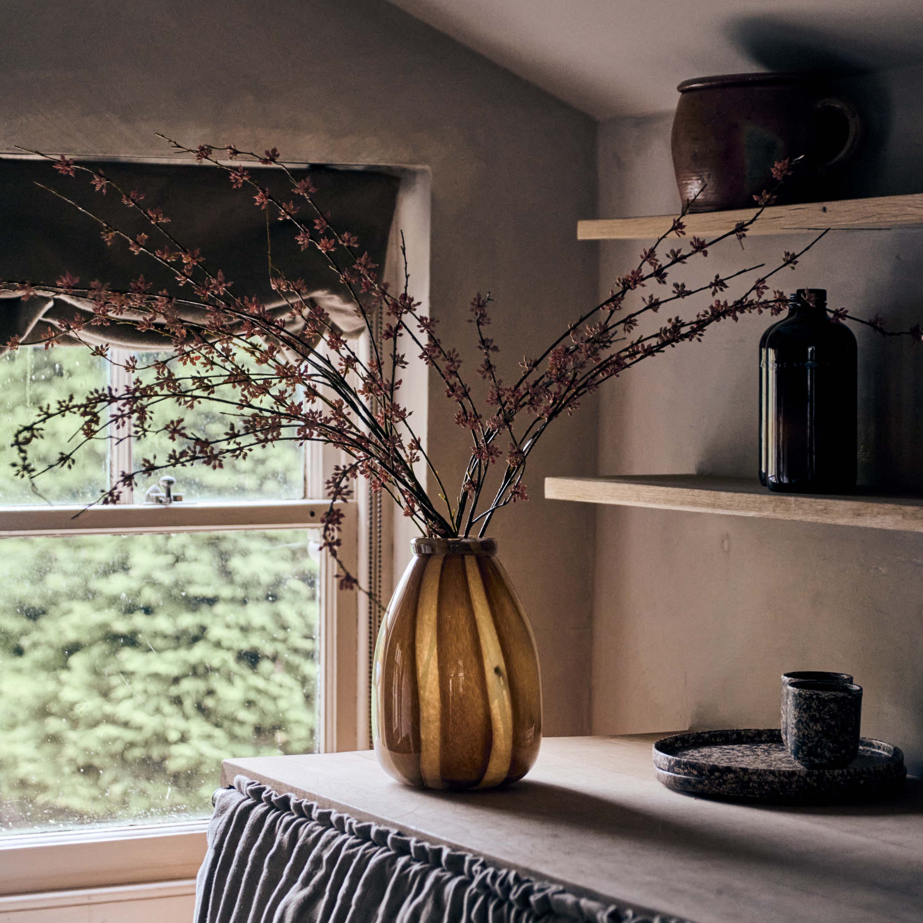 Artificial Succulent Branch, Coral