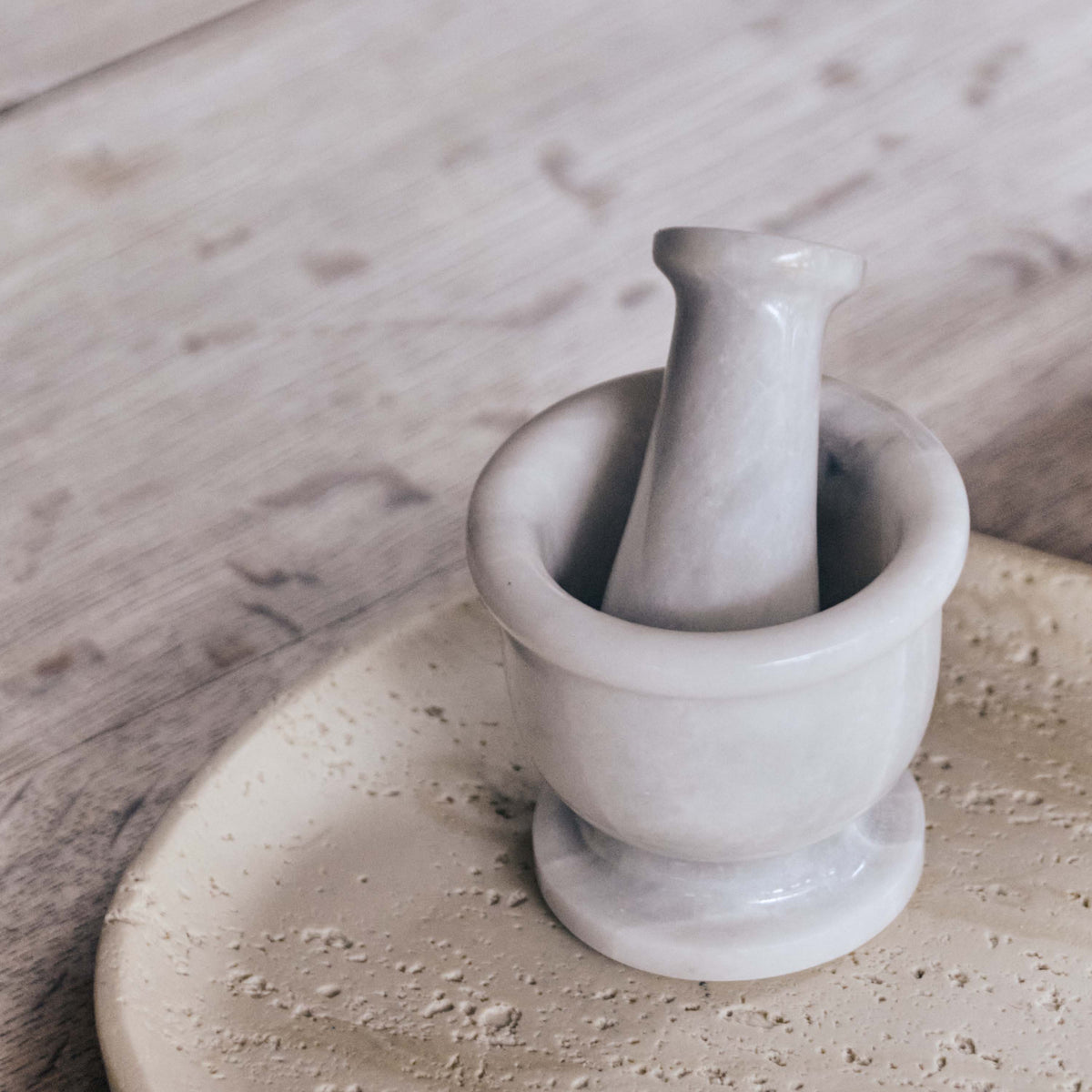 Desmond Marble Mortar and Pestle