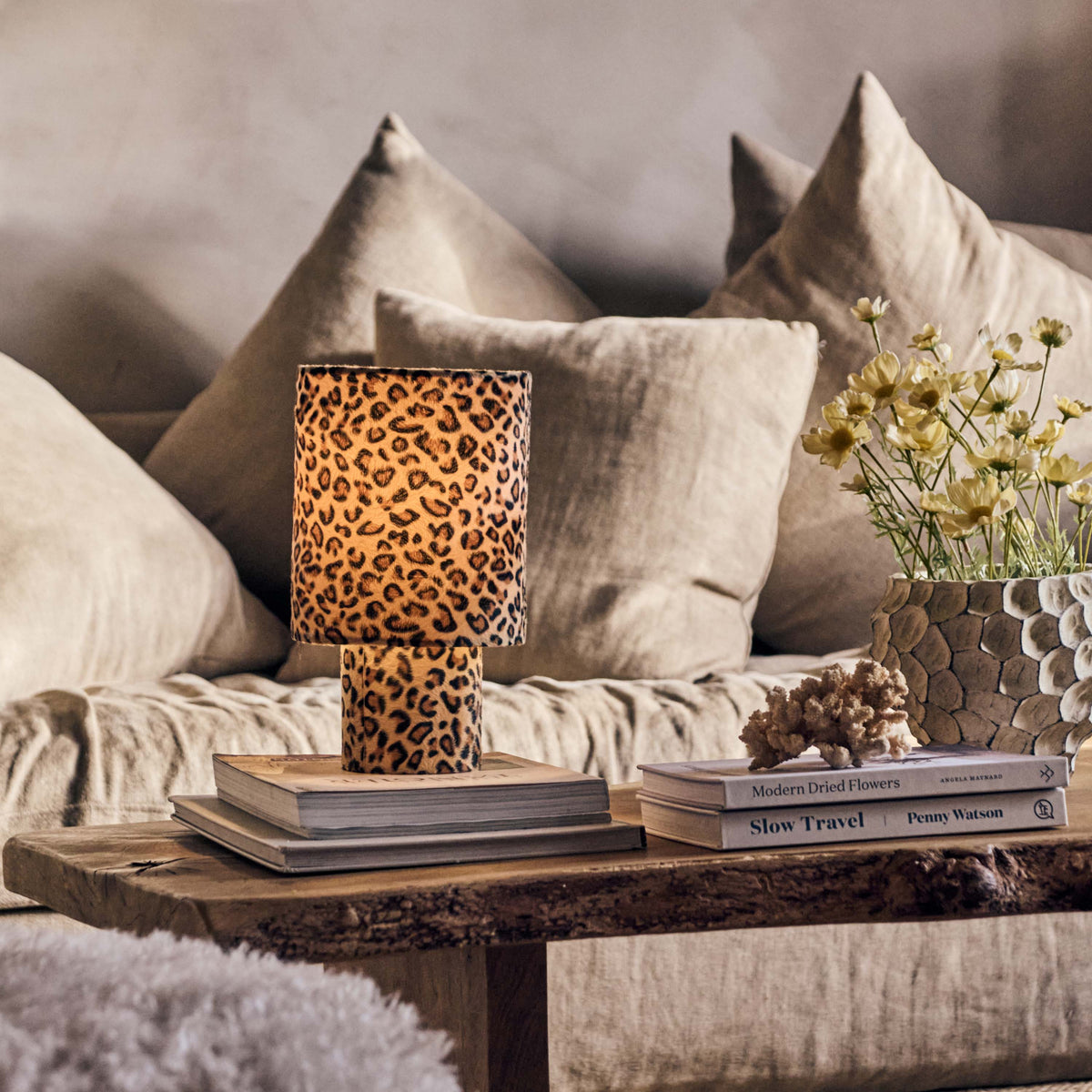Velma Leopard Table Lamp