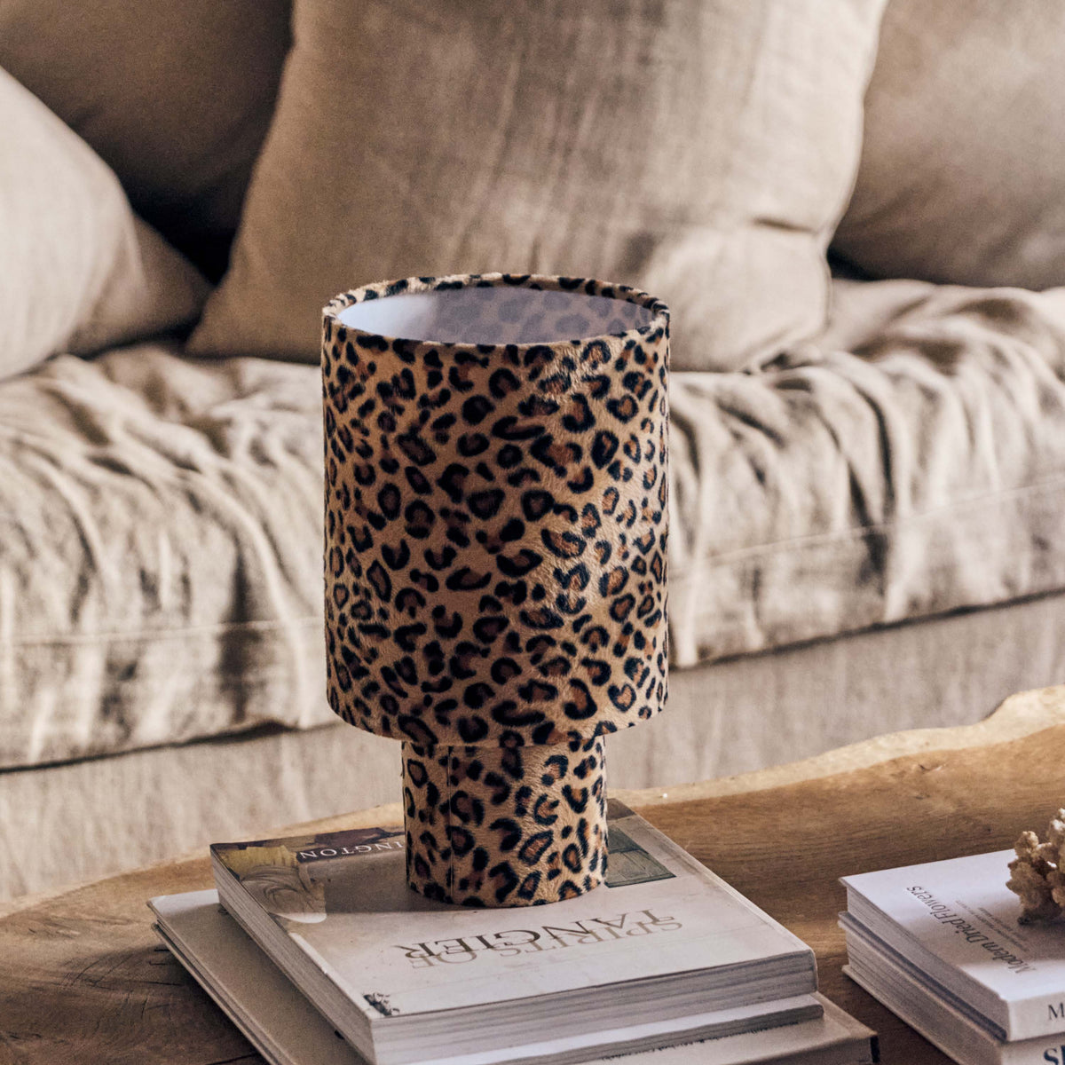 Velma Leopard Table Lamp