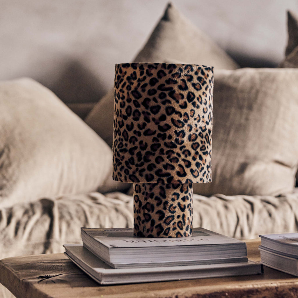 Velma Leopard Table Lamp