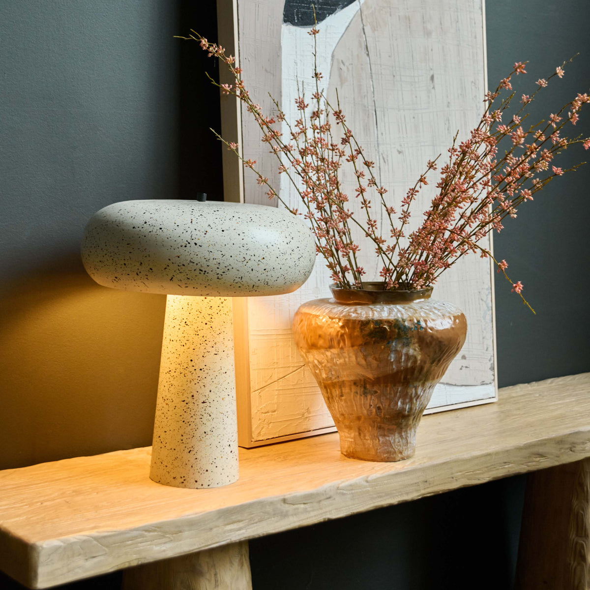 Artificial Succulent Branch, Coral