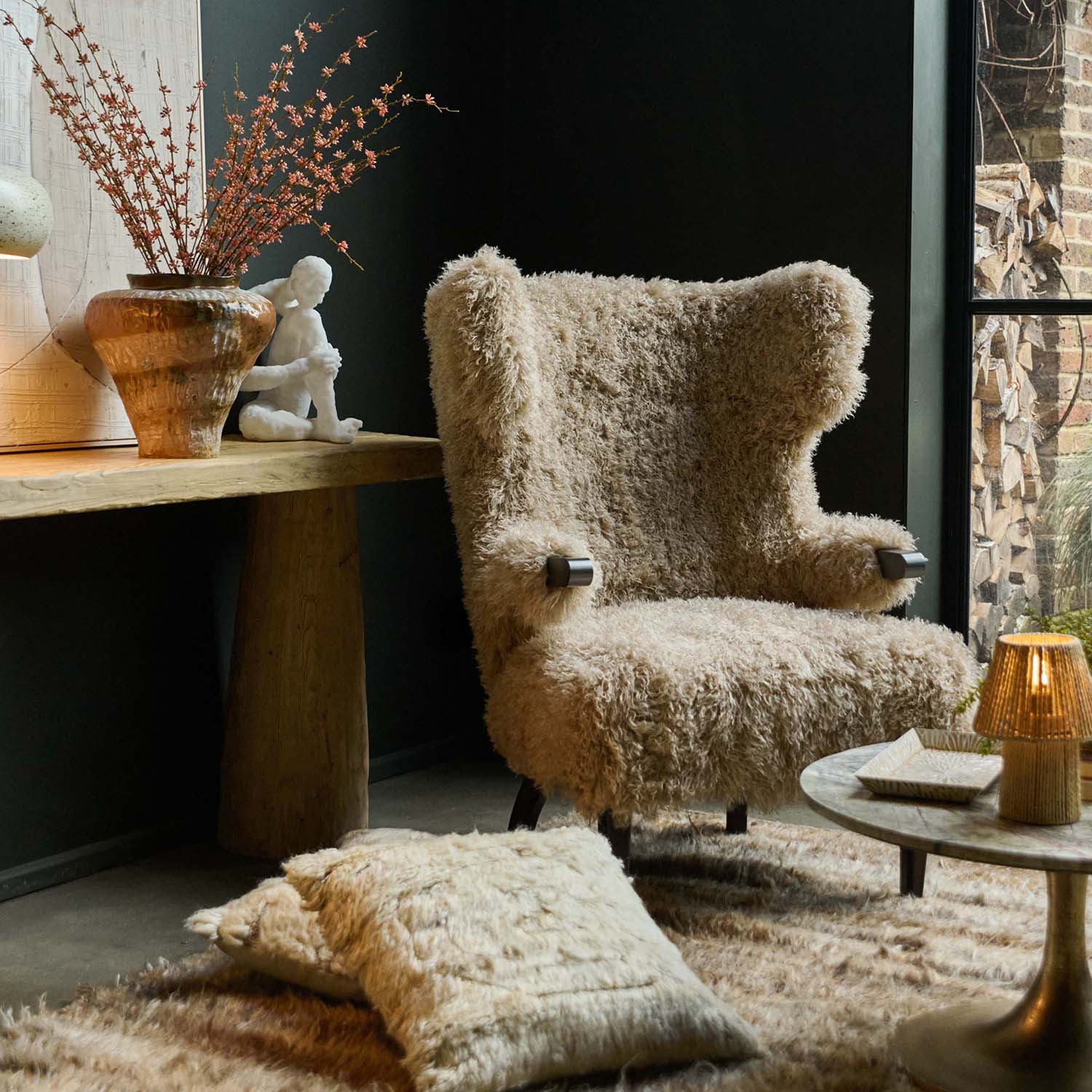 Chalford Faux Fur Armchair