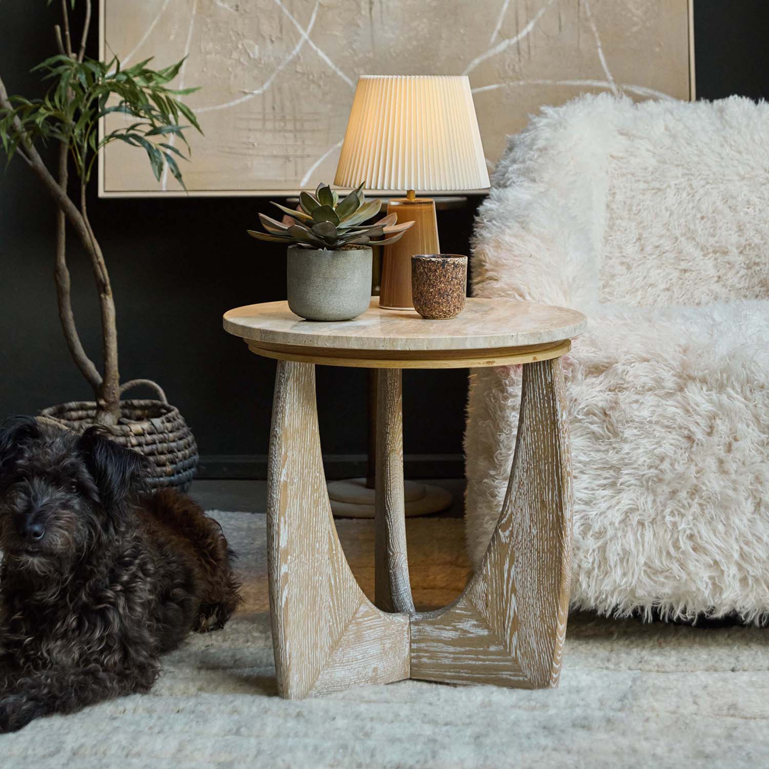 Braxton Wooden Side Table