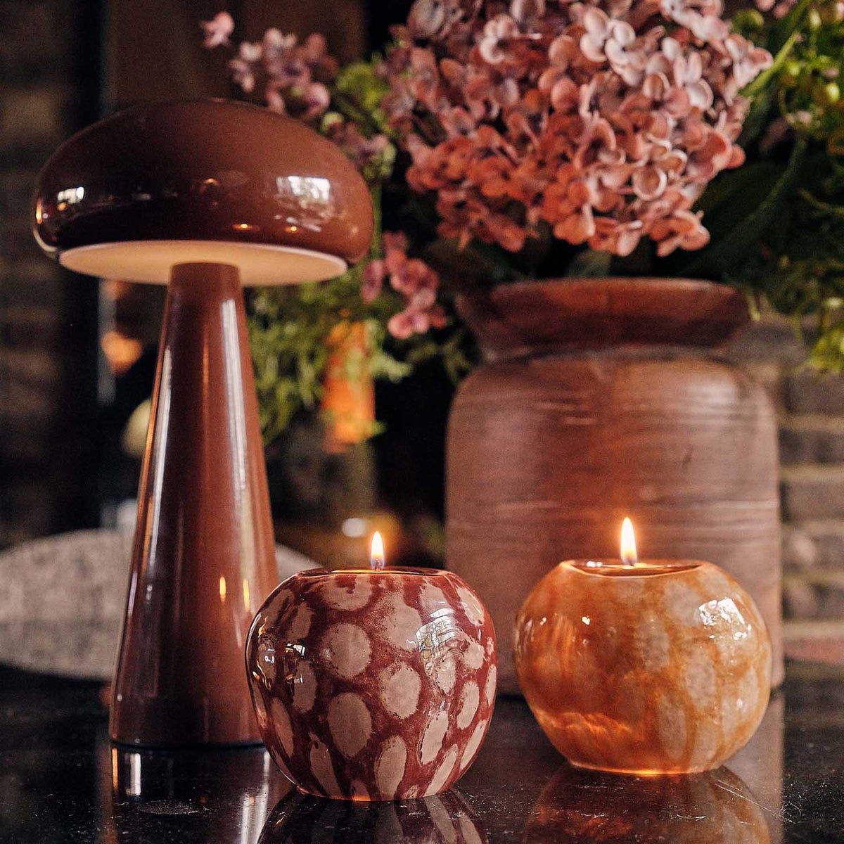 Nila Candle Holder Duo