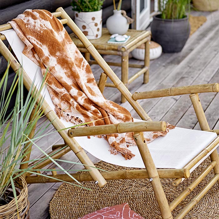 Lutrano Deck Chair | Bamboo Deck Chairs | Abigail Ahern