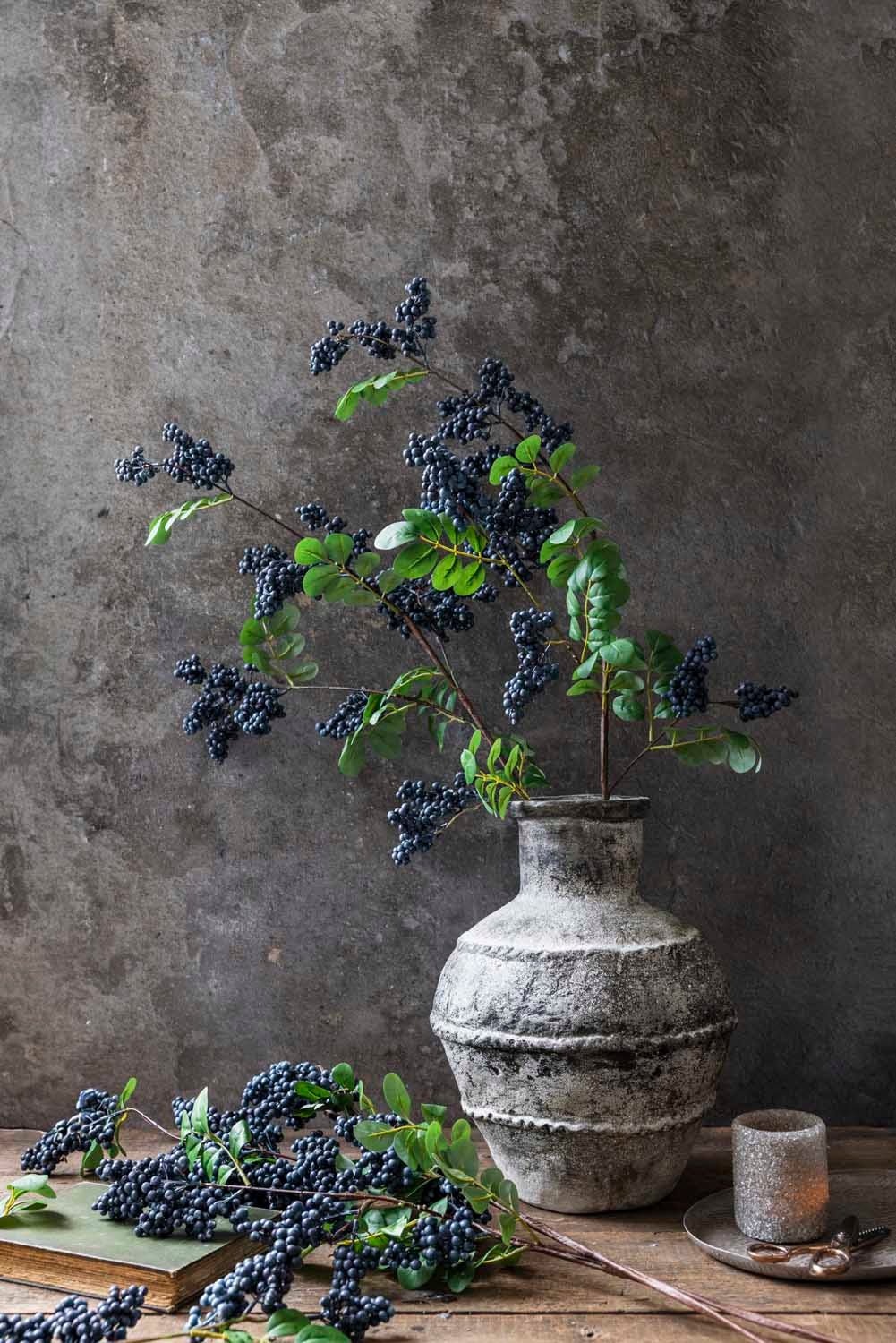 Artificial Bilberry Branch