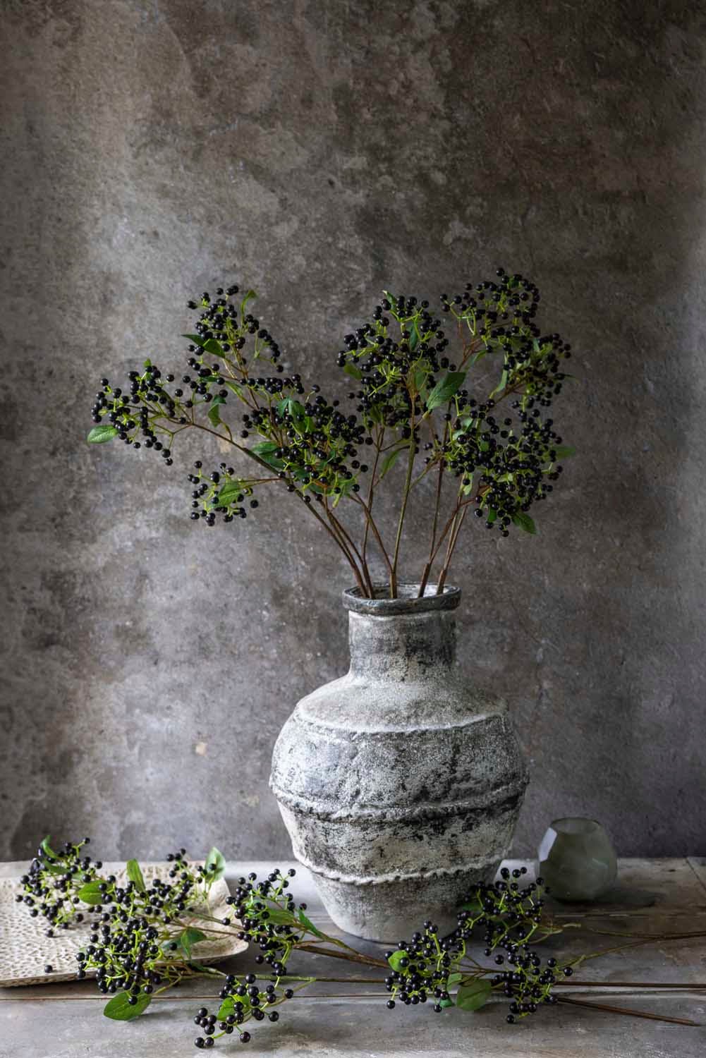 Artificial Blackened Viburnum