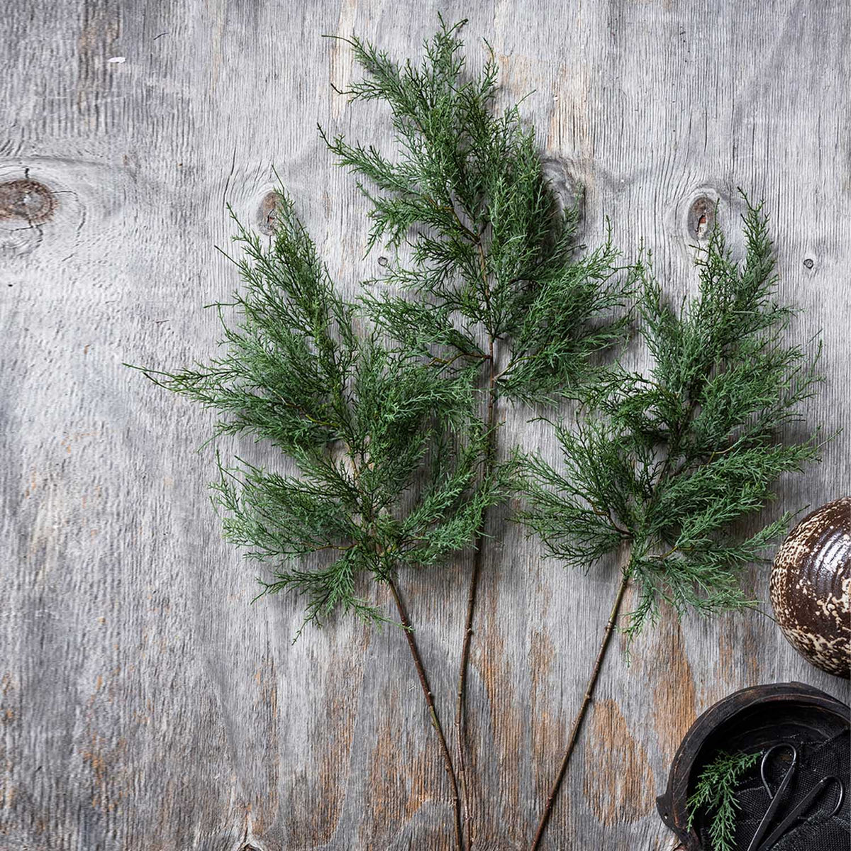 Artificial Cypress Branch