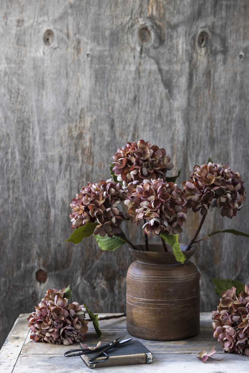 Artificial Hydrangea, Antique Pink