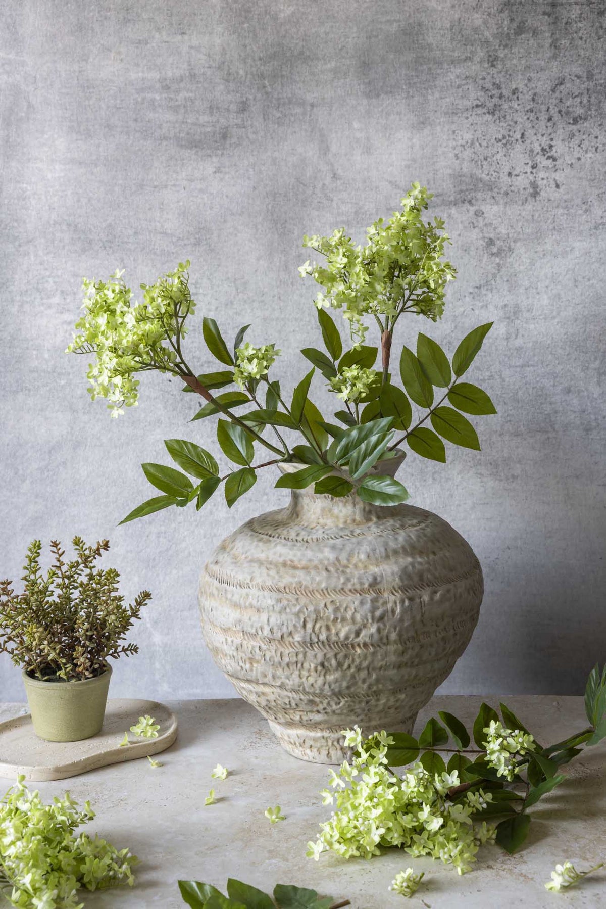 Artificial Lilac Stem, Pistachio