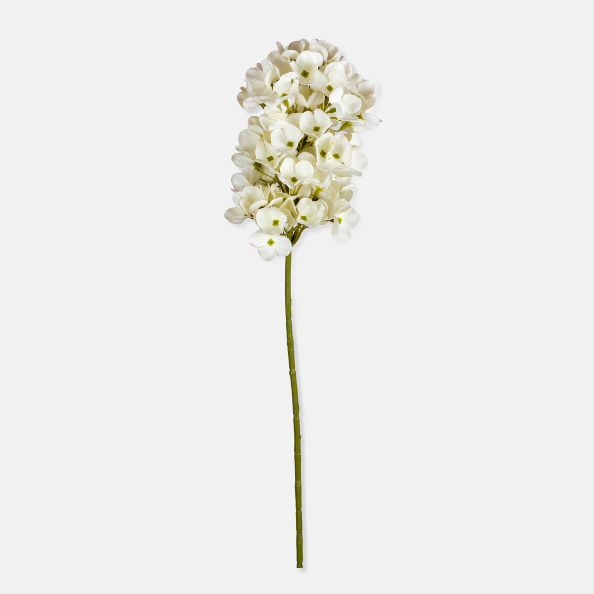 Artificial Real Touch Hydrangea Cone, Blanc