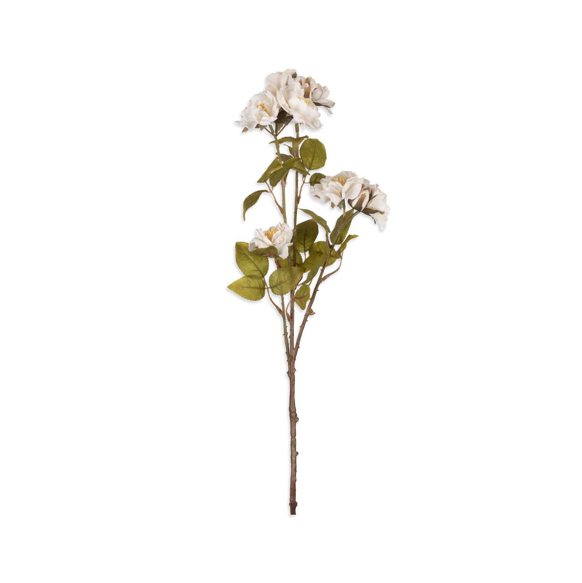 Artificial Rose Spray, Cream - Set of 3