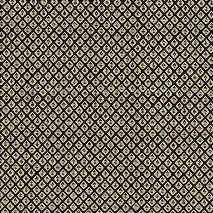 Diamond patterned design in beige and black.