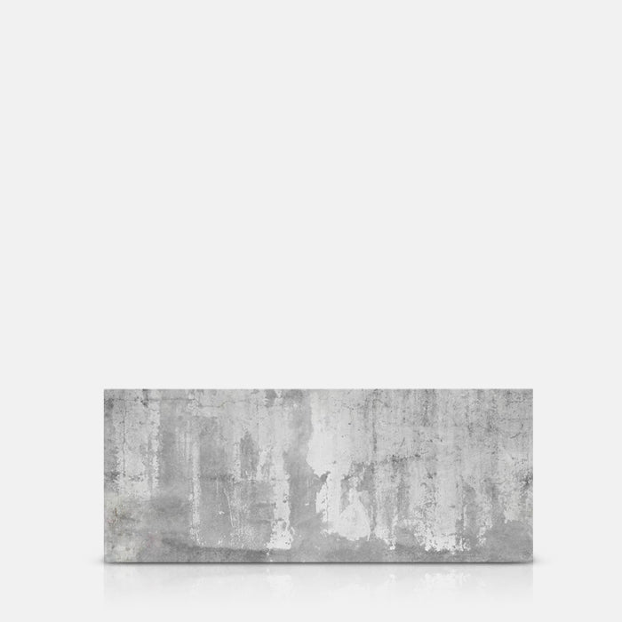 Long grey concrete effect vinyl backsplash stickers