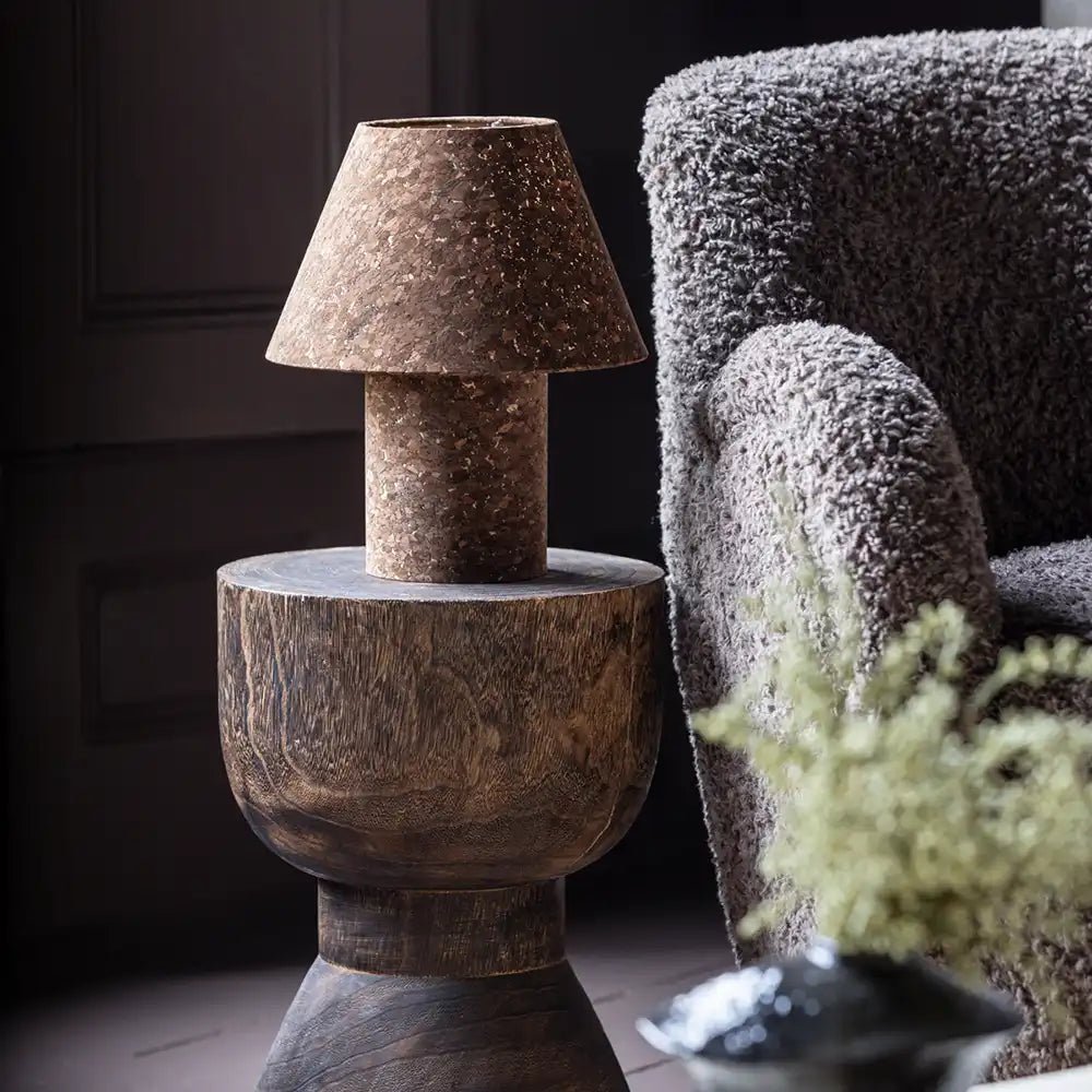 Etna Cork Table Lamp