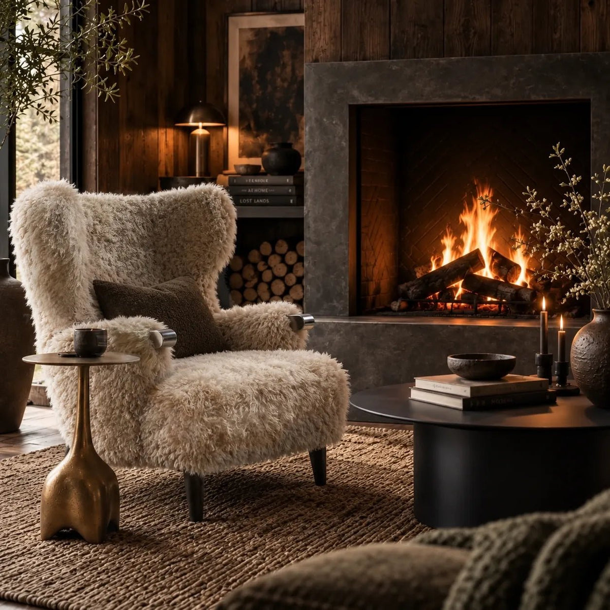 Chalford Faux Fur Armchair