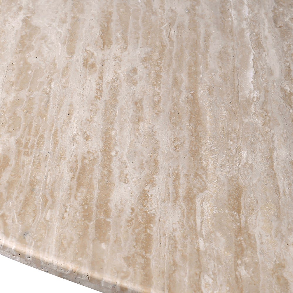 Marlen Travertine Dining Table, Oat
