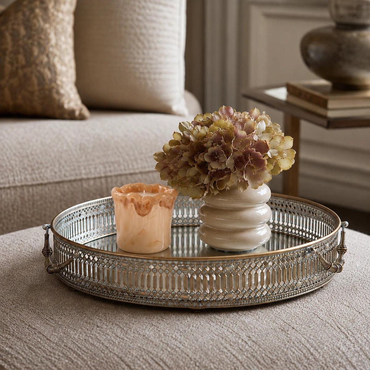 Junia Glass Candle Holder