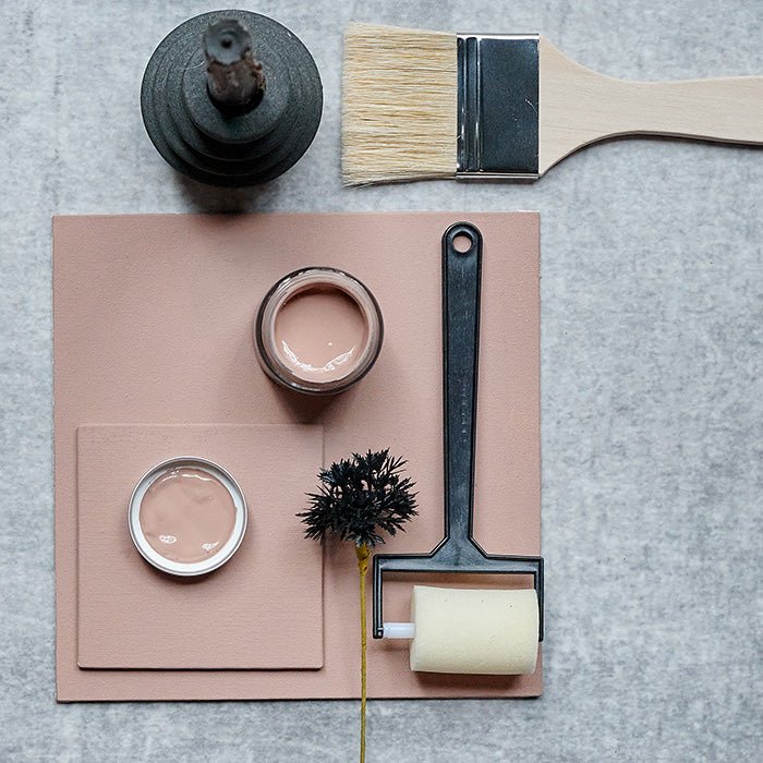 Paint swatch demonstrating a luxury paint for walls, ceilings and interior woodwork. Abigail Ahern known for creating rule breaking interiors. 