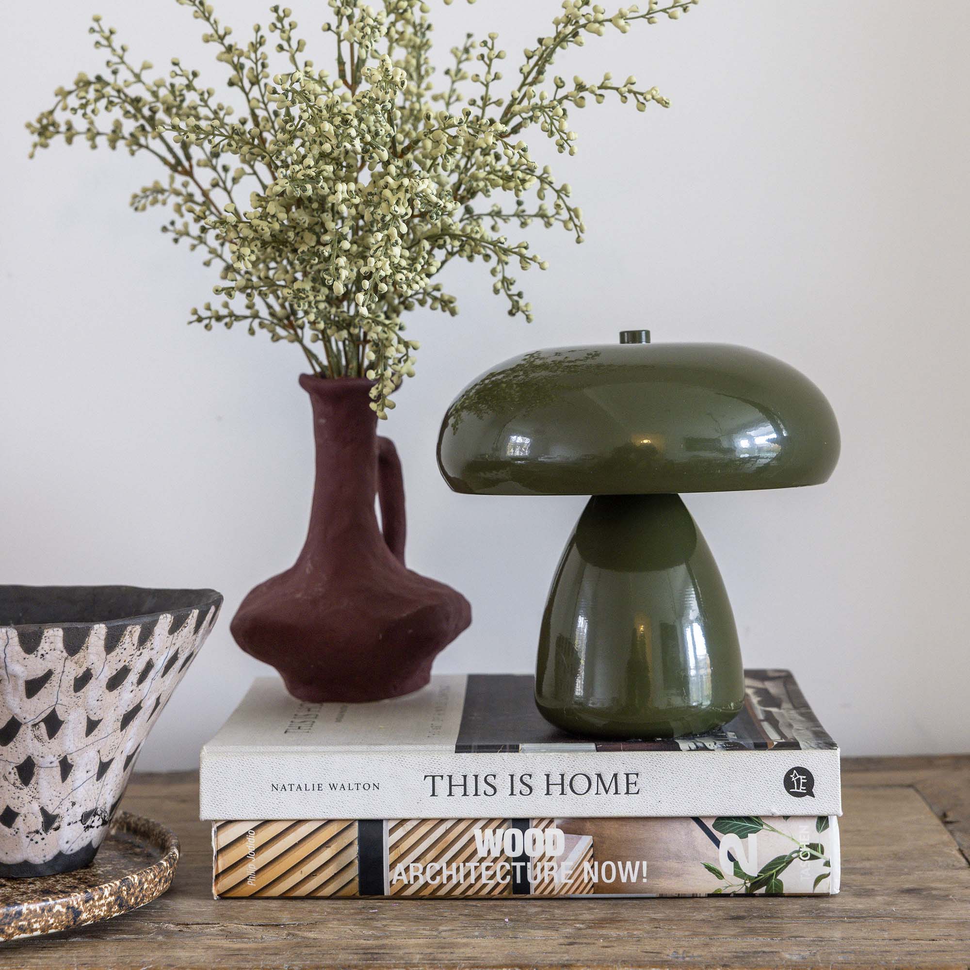 Elmore Metal Table Lamp | Green Table Lamps | Abigail Ahern